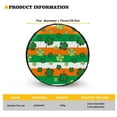 thumbnail image 5 of Yuyamidu Green Leaf Tire Covers St. Patrick's Day Spare Wheel Tire Cover Easy to Install Wheel Cover Protector Universal Fit for Trailer, RV, SUV, Truck, 5 of 5
