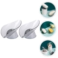 thumbnail image 3 of unbranded  2 Pcs Net Soap Bar Case Box Leaf Shape Heat-resistant Holder, 3 of 8