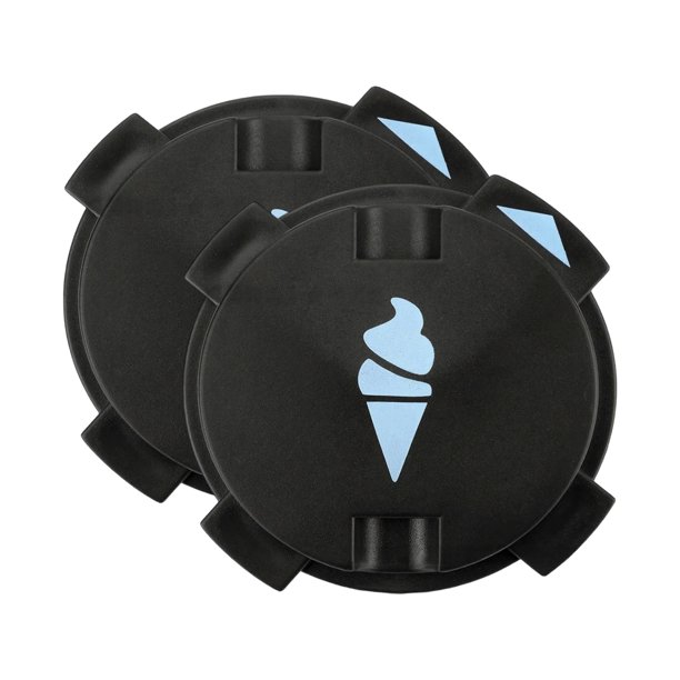 Tapa hermética a prueba de polvo compatible con la máquina para hacer helados Ninja NC701. Mantiene el helado limpio. Fácil de instalar. Cubierta antipolvo para máquina con patrón de helado.
