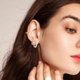 thumbnail image 4 of Alexcraft 3 Pairs Hoop Earrings for Women Small 14K Gold and Silver Plated Huggie Earring Set Cute Mini Thin Hoops Multiple Piercings Earrings Sets for Women Trendy (6-8-10) mm, 4 of 9