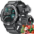 thumbnail image 1 of FANCHENGZI Montre Intelligente avec Écouteurs pour Hommes, Appels Bluetooth Pouvant Répondre et Passer des Appels, Montre Intelligente de Mise en Forme Résistante à l'Eau IP67, Sport Mise en Forme Tr, 1 of 9