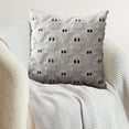 thumbnail image 6 of Xuniizn Halloween Pillows Covers 18x18", White Halloween Pillowcase, Embroidered Ghost Home Decor Pillow Covers for Linen Sofa Bed Throw Cushion Pillows Halloween Decorations, 6 of 6