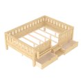 Luckynote Full with built-in bookshelves and storage drawers, Safety ...