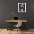 thumbnail image 3 of Parker, Jennifer Paxton 15x18 White Modern Wood Framed Museum Art Print Titled - Chalkboard Flower IV, 3 of 4
