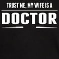 thumbnail image 3 of CafePress - My Wife Is A Doctor T Shirt - Men's Classic Graphic Cotton T-Shirt, 3 of 4
