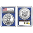 thumbnail image 3 of 2021 (W) $1 Type 1 American Silver Eagle PCGS MS70 Made in USA Label Blue Frame, 3 of 3