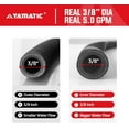 thumbnail image 6 of YAMATIC 3/8" Pressure Washer Hose 50 FT with Swivel Quick Connect For Cold & Hot Water Max 250°F, 4000 PSI Commercial Grade Steel Wire Braided & Synthetic Rubber Jacket, Kink-Free, 6 of 8