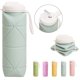 thumbnail image 2 of Botella de agua plegable de silicona con tapa de pajita, taza de agua plegable de silicona de gran capacidad, producto de 600 ml, material de silicona duradero, 2 of 6