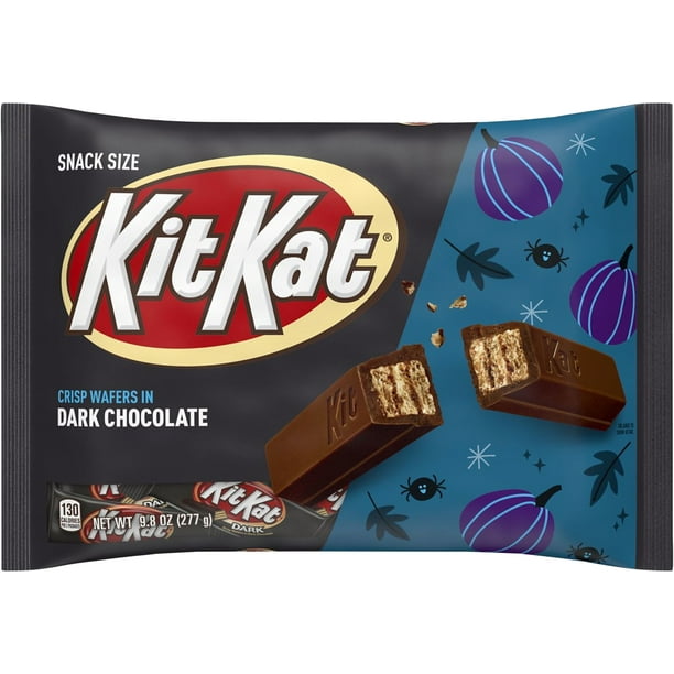 Kit Kat Blackout Dark Chocolate Snack Size Candy Bars 9.8oz. Bag