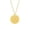 Gold, variant on VNOX Men's Gold Stainless Steel Ayatul Kursi Round Pendant Necklace, Arabic Calligraphy Gift