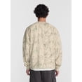 thumbnail image 3 of No Boundaries Crewneck Fleece Sweatshirt with Long Sleeves, Men's XS-4XLT, 3 of 5