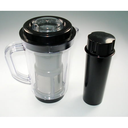 ProSource Juicer Attachment Pitcher Pusher Compatible with Original Magic Bullet Blender for Smoothies or Pancake Batter
