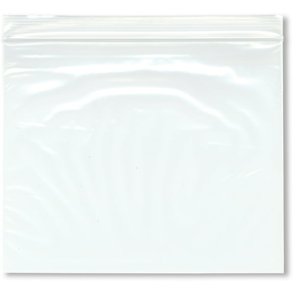 Plymor 6" x 5" (Pack of 200), 2 Mil Zipper Reclosable Plastic Bags