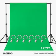 MOHOO 7 x 5FT Green Photography Backdrop Background Studio Photography Prop