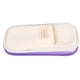 thumbnail image 2 of Estuche para lápices ANGGREK Lona compacto doble capa Violeta y beige, 2 of 8