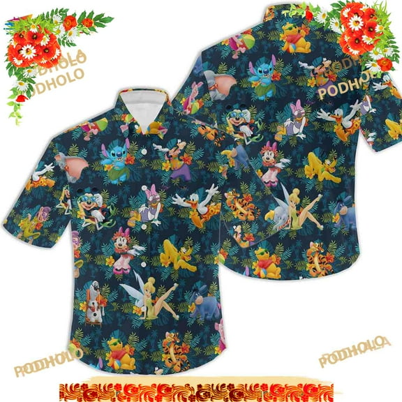 Disney Characters Hawaiian Shirt