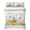 White, variant on King Quilt Set 96''x106'', Spring Floral Lightweight Summer Bedspread Coverlet Set with 2 Pillow Shams, Elegant Butterfly Summer Botanical Breathable All Season Quilt Bedding for Bedroom/Guest Room