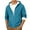 Blue, variant on GrmtClth Winter Coats for Men Sherpa Lined Full-Zip Outwear Casual Hooded Jackets Coat Loose Fit Warm Jackets Royal Blue L