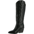 thumbnail image 4 of Madden Girl Womens Arizona Pointed Toe Block Heel Cowboy, Western Boots, 4 of 6