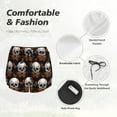 thumbnail image 6 of Picia Butterfly Skull Pattern Women's 2 in 1 Athletic Running Shorts High Waisted Workout Casual Gym Sweat Shorts with Comfy Liner Zipper Pockets-X-Large, 6 of 9