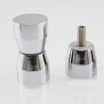 Ludlz Shower Screen Handle Bathroom Door Handle Knob with Solid ...