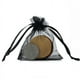 thumbnail image 4 of Xiao Hua 100 bolsas de regalo de organza negra de 4 x 6 pulgadas con cordón, bolsas para dulces, regalos de boda, bolsas de joyería para baby shower, bodas, cumpleaños, fiestas de Navidad., 4 of 4