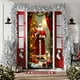 thumbnail image 5 of Christmas Door Curtain Santa Claus Polyester Fabric Decorative Cover for Holiday Party Wall and Door Hanging Festival Home Decor, 5 of 6