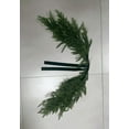thumbnail image 6 of 2.6ft Christmas Mirror Garland Artificial Norfolk Pine Swag for Mirror with Velvet Bow Faux Greenery Garlands Christmas Wreath for Xmas Home Door Mailbox Indoor Fireplace Decor, 6 of 6