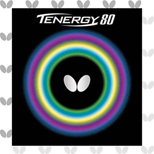 Butterfly Tenergy 80 Caoutchouc de Tennis de Table Caoutchouc de Tennis de Table / 1,7 mm, 1,9 mm Ou 2,1 mm / Rouge Ou Noir / 1 Feuille de Caoutchouc de Tennis de Table Inversée / Caoutchouc Professionnel de Tennis de Table