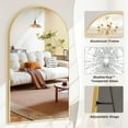thumbnail image 3 of Mirrasia 77.3" x 38" Full Length Mirror Full Body Oversize Mirror, Gold, 3 of 5