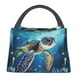 thumbnail image 1 of Fotbe Watercolor Turtle Bolsa Térmica Portátil con Estampado, Bolsa de Entrega de Alimentos Aislada, Bolsa Reutilizable de Gran Capacidad para Comidas y Supermercado, 1 of 6