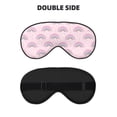 thumbnail image 2 of PAYOHTO Pink Rainbow and Heart Soft Sleep Mask Comfort Pure Silk Eye Cover for Travel Office Camping, 2 of 7