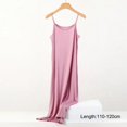 thumbnail image 1 of Jupon Sans Couture en Soie Glacée pour Femmes Été Grande Taille Sans Manches Combinaison Intérieure Modal, 1 of 5