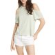 thumbnail image 1 of Free People - Camiseta básica Taurus Cold Shoulders para mujer, verde, mediana Free People Camiseta básica, 1 of 1