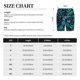 thumbnail image 3 of Fotbe Blue Floral with Butterflies Pantalones Cortos de Pijama para Hombre, Ropa de Dormir, Pantalones de Pijama Cortos para Hombre-Small, 3 of 6