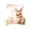 T, variant on Easter 26 Letter Bunny Acrylic Pendant Set, 1pc Clear Flat Acrylic Letter Decoration, DIY Easter Home Hanging Pendant, Alphabet Bunny Acrylic Ornament for Holiday Decor, 3.1*3.1in, V