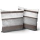 thumbnail image 2 of Fundas de Almohada de Color Marrón Oscuro, 18 X 18, Juego de 2 Almohadas a Rayas de Arte Abstracto Moderno, Gris Claro, Blanco, Granja, Funda de Almohada Decorativa para Exteriores, Funda de Cojín Cuadrada de Algodón para Sofá Cama en Casa, 2 of 6