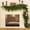 Green, variant on sruoe Artificial Christmas Garland Unlit, Christmas Decorate, Faux Garlands Christmas, Fake Greenery Garlands, Hanging Garland, Vine Garland for Door Stair Fireplace Indoor Tabletop Decor