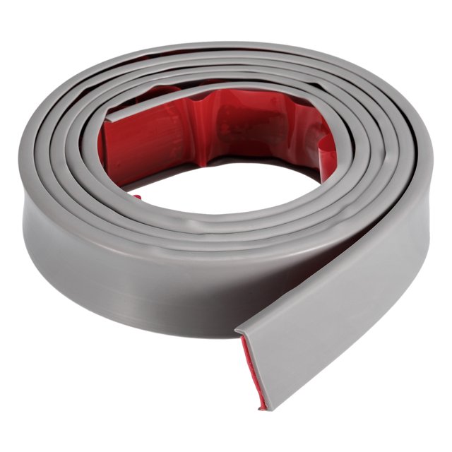 U-Forma Sellado Tira, Auto Adhesivo TPE Flexible Borde Cinta 3/16'' T x 1.3'' W x 78.74" L para Bricolaje Proyectos, Sellado Juntas, Reparación Muebles, Gris