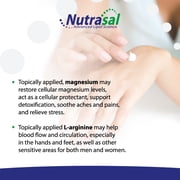 Nutrasal Magnesium L-Arginine Cream - 8oz