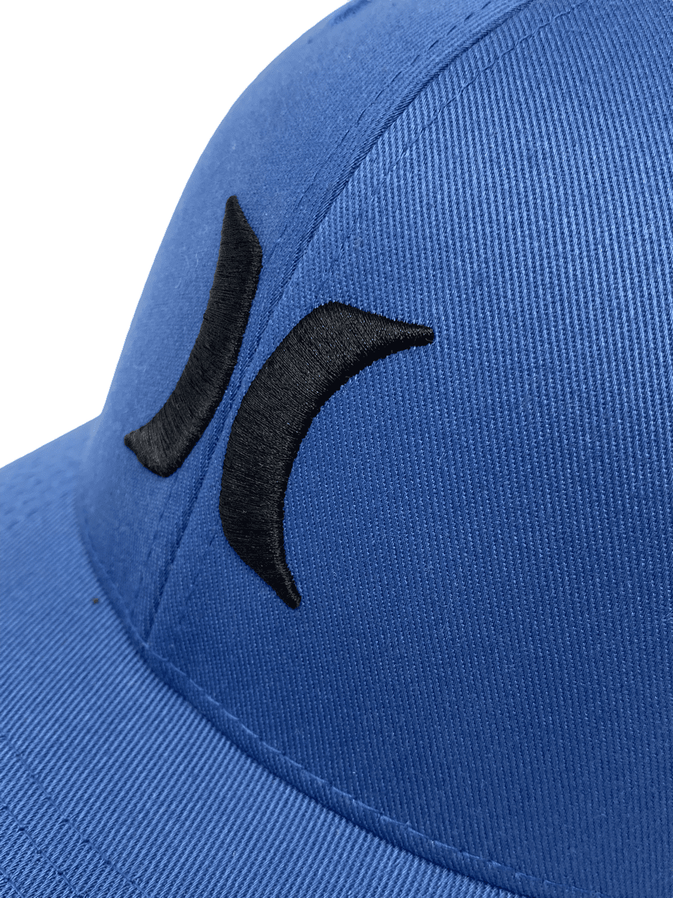Hurley Men's Icon Solid Flex Fit Hat Cap (Large/X-Large, Blue)