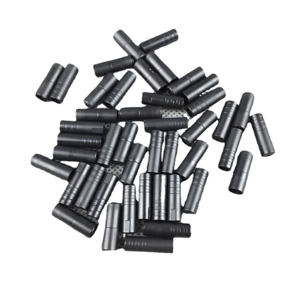 Toystoory 100 uds, puntas de Cable de freno de bicicleta, tapas de línea de cambio de ciclo, mangas de extremo de ciclismo, cubiertas de Ciclismo Tapa del cable de cambio de 4 mm