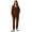 Brown, variant on 2 Piece Sets for Women Zip Up Hoodie Sweatshirts Drawstring Fleece Sweatpants Winter Matching Sets Fall