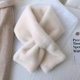 thumbnail image 1 of Winter Warm Scarf Women Faux Rabbit Fur Thickened Warm Scarfs Solid Color Ladies Neck Scarf Cute Scarf for Women Christmas, 1 of 4
