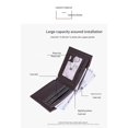 thumbnail image 4 of Men's wallet, two fold thin retro fashion wallet, PU leather wallet, RFID security protection, large capacity card bag, business wallet, 4 of 5