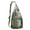 Olive-green-7, variant on Vintage Boho Sling Backpack – Retro Tribal Ethnic Crossbody Bag, Artistic Geometric Hiking Shoulder Bag for Women & Men, Rustic Floral Travel Daypack