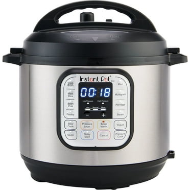 Instant Pot Duo 6 Qt Electric Pressure Cooker 7-in-1 with Easy-Release Steam Switch, Slow Cooker, Rice Cooker, Steamer and More