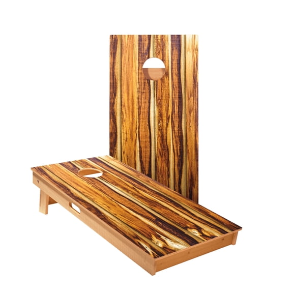 Burnt Wood Star Cornhole Boards