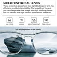 thumbnail image 3 of Blue Light Blocking Safety Glasses - Full Enclosed Frame, Anti-Fog, Comfortable for Work Outdoor, 3 of 6