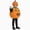 Orange, variant on NOLDARES Halloween Pumpkin Costume for Kids 2PCS Set with Hat. Perfect for Kids Dress Up Parties and Trick or Treat(Orange,6-7 Years)